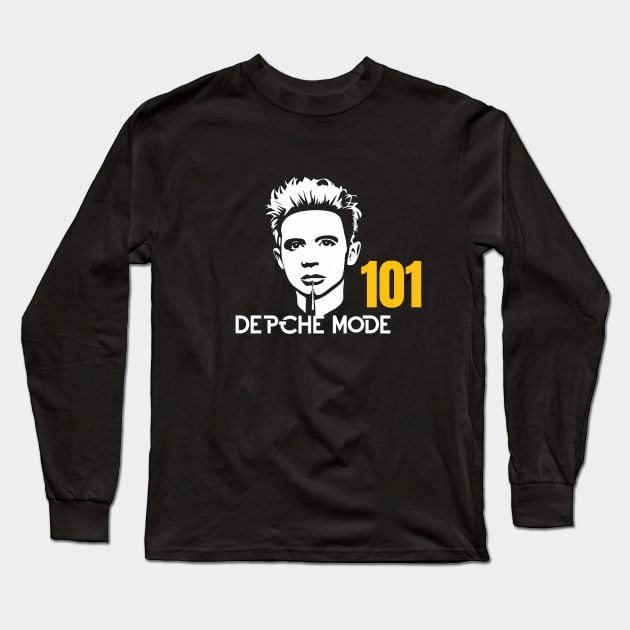 101 : Depeche Mode Long Sleeve T-Shirt by Aldrvnd